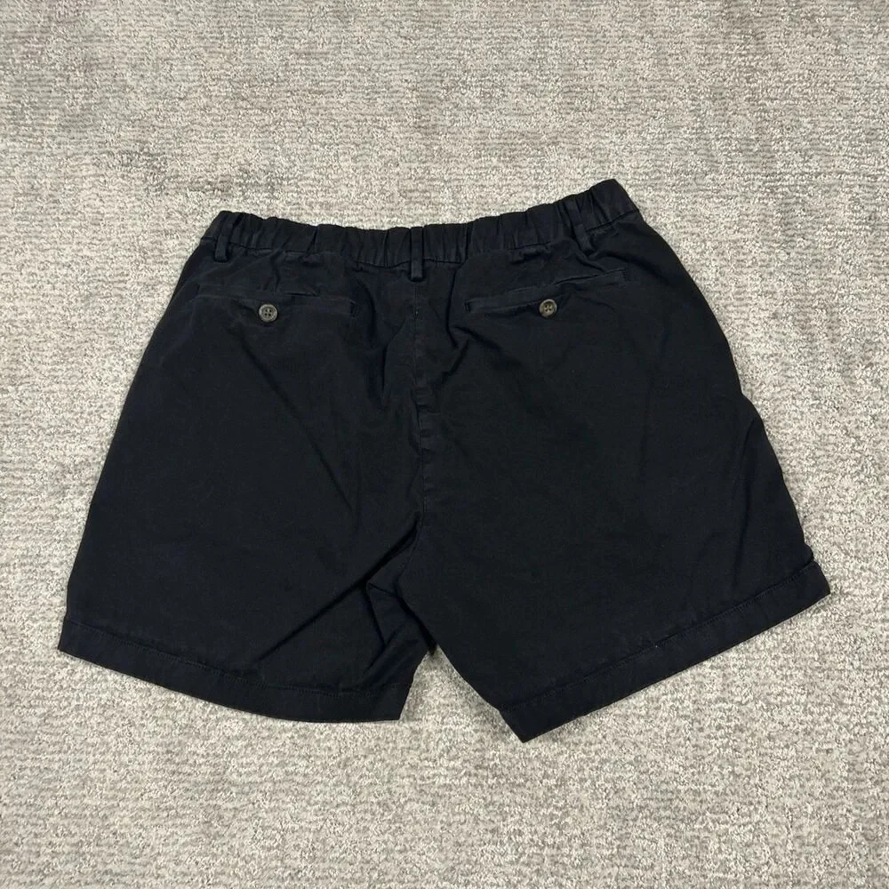 Bear Bottom Shorts Mens Large Black 5.5” Inseam Stretch Pockets Chino